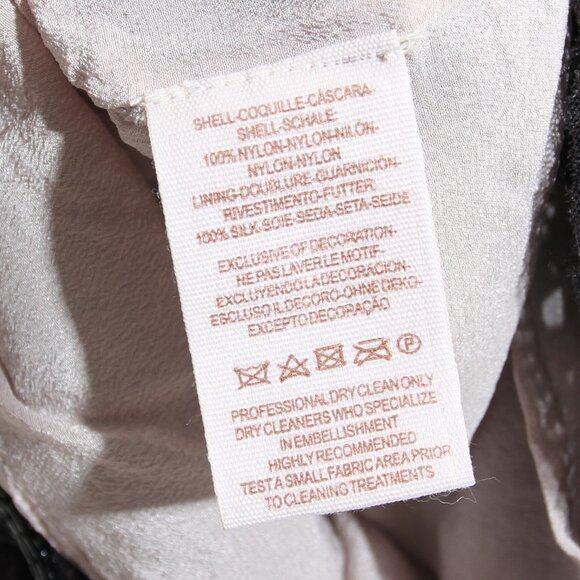 Free People FP Kristin's Limited Edition Mini Dress Beaded Black Rare Size 4 - Picture 15 of 16